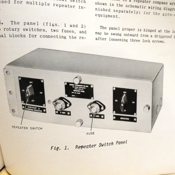 Vintage Naval Instruction Manual Sperry Gyro-Compass Mark XIV Mod II USA - Picture 10 of 12